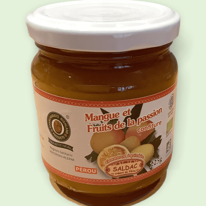 Confiture Mangue et fruits de la passions