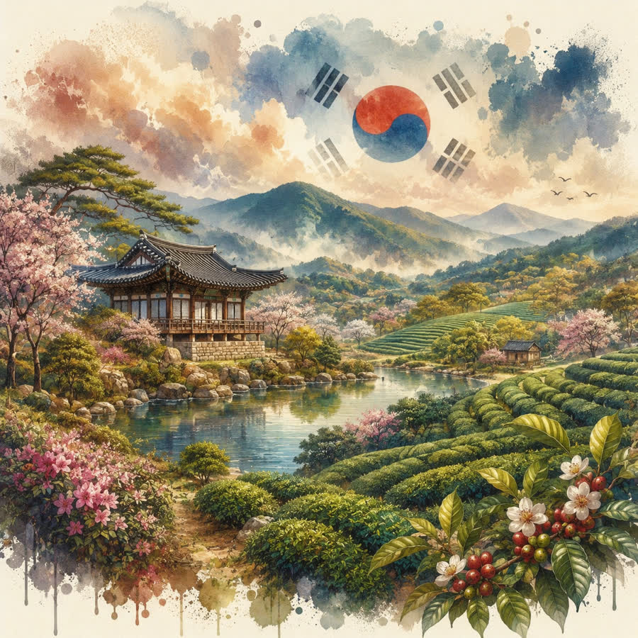 Paysage Corée du Sud