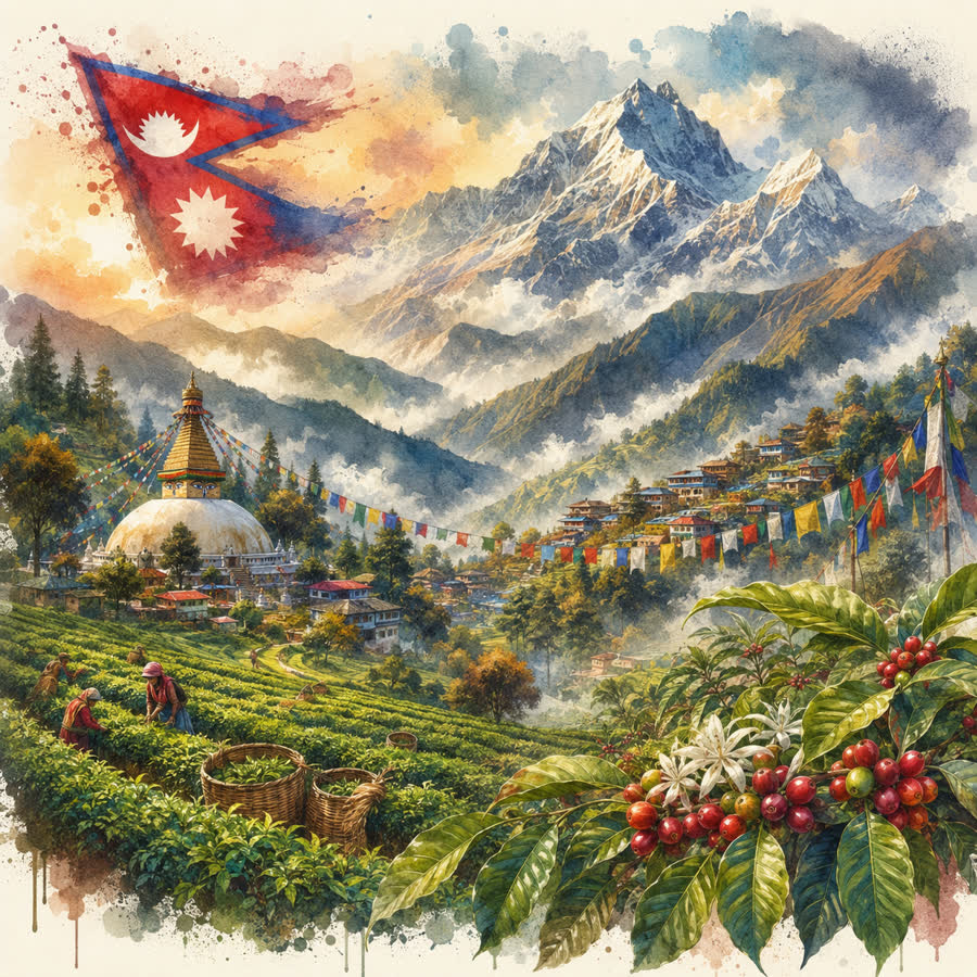 Paysage Nepal