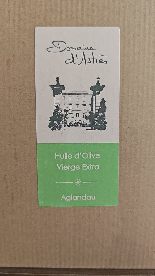 Huile d'olive "domaine d'Astiès"
