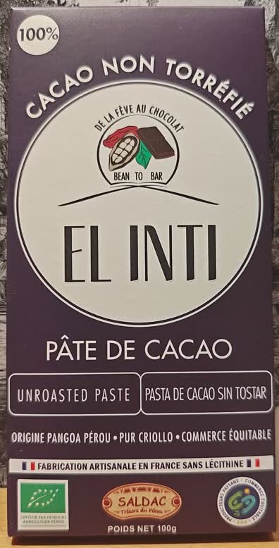 Cacao non torréfié