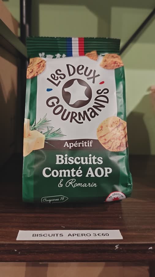 Biscuits Comté AOP & romarin